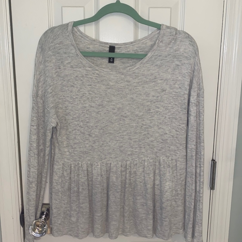 Grey Long Sleeve Shirt